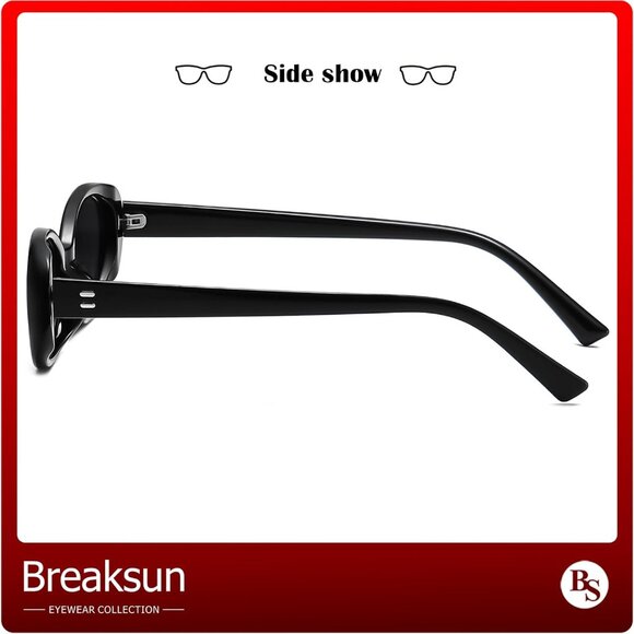 Trendy 90s Retro Oval Sunglasses with UV Protection - 2 Pack Fashion Set main image 6
